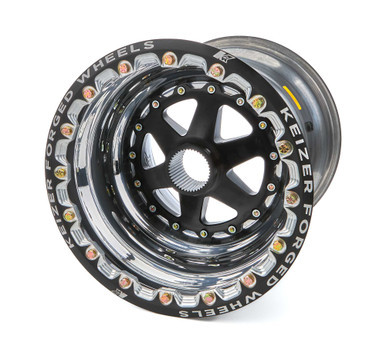 KEIZER ALUMINUM WHEELS, INC. Wheel Splined 15 x 15 Inner B/L 5in BS 42T KAW15156SPIFBL