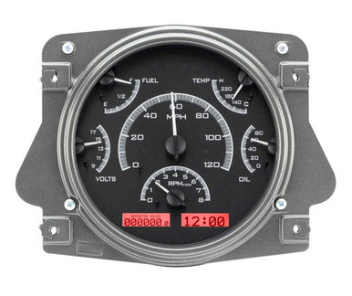 DAKOTA DIGITAL VHX SERIES DIRECT-FIT ANALOG GAUGE SYSTEMS FOR 1966-1977 BRONCO DDGVHX-66F-BRO-K-R