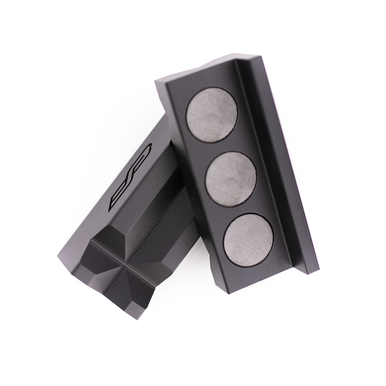 COLOR FITTINGS ALUMINUM VICE JAW INSERTS FOR AN FITTING ASSEMBLY  - BLACK COFVJW-00-000-002-BL