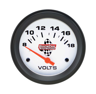 QUICKCAR RACING PRODUCTS VOLTMETER GAUGE 2-5/8IN