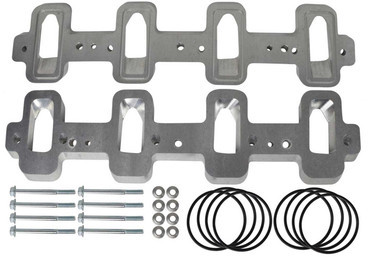 ICT BILLET Intake Port Adapter Cath edral Head to LS3 ICT551316