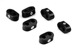 LOKAR T-CLAMP DOUBLE PLACE, 3/16"-3/16", 6 PIECES, BLACK LOK20-288-11