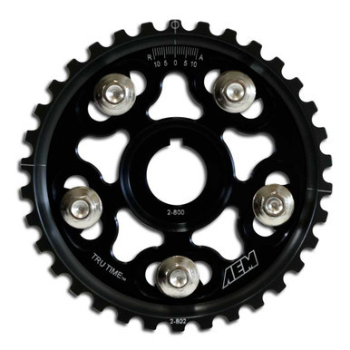 Adjustable Cam Gear Black AEM23-802BK