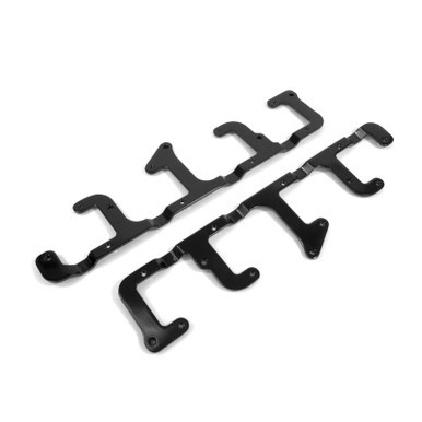 Top Street Performance Ignition Coil Brackets; Billet Aluminum; LS2/LS3/LS7/LS9; Black TSP81022BK