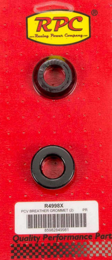 RACING POWER CO-PACKAGED 1-1/4 OD X 3/4 ID ALUM V/C PCV GROMMETS 2PK RPCR4998X