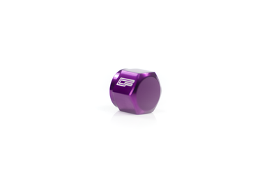 COLOR FITTINGS -6 AN CAP / BLOCKOFF  - PURPLE COFFCO-06-000-000-PU