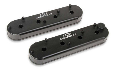 HOLLEY LS Billet Rail Fab. Alm Valve Covers  w/Oil Cap HLY241-294