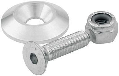 ALLSTAR PERFORMANCE Countersunk Bolts 1/4in w/1.25in Washer 50pk ALL18634-50