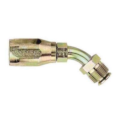 AEROQUIP 45 DEG -6 INVERTED FLARE HOSE END AER-FCM1383 AERFCM1383