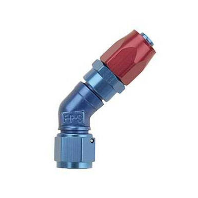 FRAGOLA  -6 X 45 DEGREE LOW PROFILE RACE 3000 SERIES FORGED HOSE END FRG104606