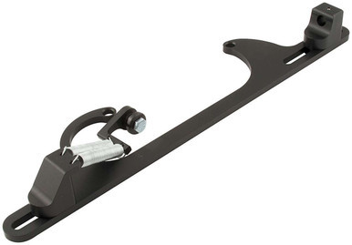 ALLSTAR PERFORMANCE Throttle Bracket Morse Black 4150/Edelbrock ALL54219