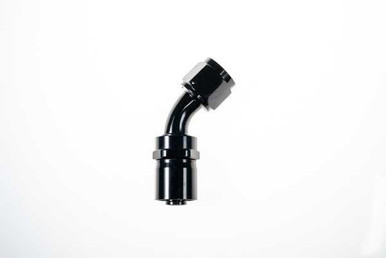 16AN 45Deg Crimp Hose End Black RHP7042-16-2