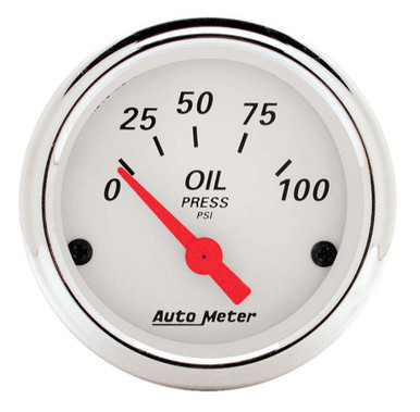 White Oil Pressure 0-100  ATM1327