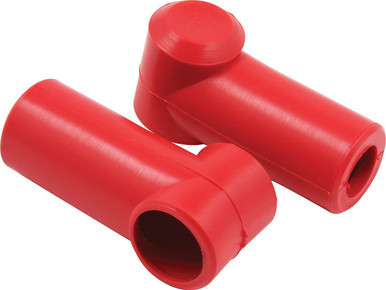QUICKCAR RACING PRODUCTS BOOT BATTERY DISCONNECT RED PAIR
