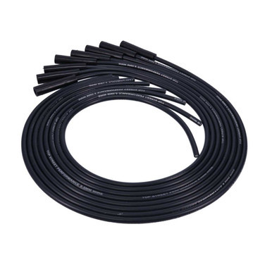 Top Street Performance Top Street Performance LS/LT Universal Ignition Wires; 8.5mm Black; Straight Black Plug Boots TSP81025