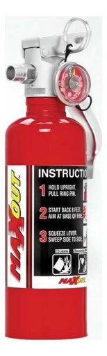 H3R PERFORMANCE Fire Ext 1lb Max Out Red H3RMX100R