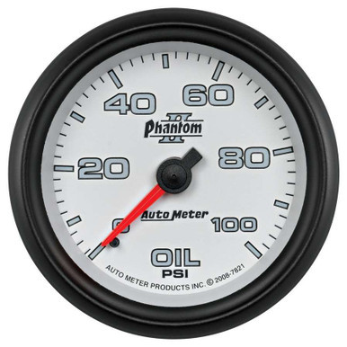 2-5/8 Phantom II Oil Pressure Gauge 0-100psi ATM7821