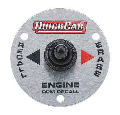 QUICKCAR RACING PRODUCTS REMOTE RECALL SWITCH PLATE FOR 611-6002