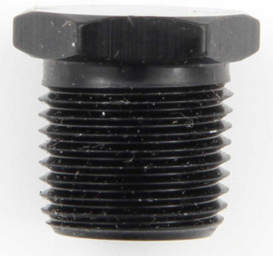 FRAGOLA 1/2 MPT Hex Pipe Plug Black FRG493304-BL