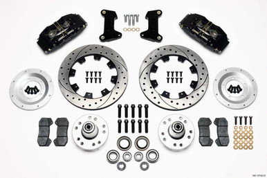 Front Disc Brake Kit 74- 78 12.19in Drilled Rotor WIL140-10742-D