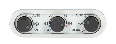 DAKOTA DIGITAL GEN-IV VHX THREE KNOB CLIMATE CONTROL SYSTEMS DDGDCC-3000HS-S-W