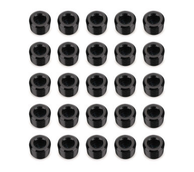 1/4in NPT Socket Head Pipe Plug 25/pkg Black RHP932-04-25-2