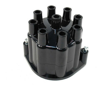 PERTRONIX IGNITION Distributor Cap - Black Billet V8 Distributors PRTD650700