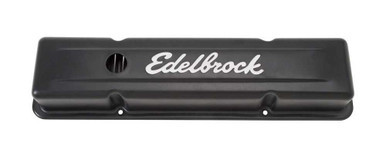 EDELBROCK SBC Signature Series V/C's - Black EDE4443