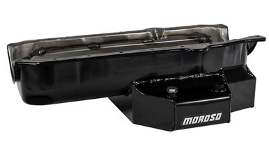 MOROSO SBC C/T Oil Pan - RH Dipstick MOR21315