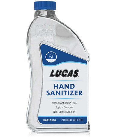 LUCAS OIL Hand Sanitizer Case 50 x 2oz Bottles LUC11176-50