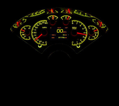 DAKOTA DIGITAL HDX DIRECT-FIT ANALOG GAUGE SYSTEMS DDGHDX-55C-K