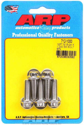 ARP S/S Bolt Kit - 12pt. (5) 5/16-24 x 1.000  ARP712-1000