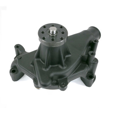 Top Street Performance Top Street Performance Mechanical Water Pump; Aluminum; Black; Chevrolet Small Block Long Neck TSPHC8012BK