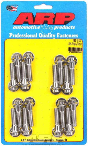 ARP BBC S/S Intake Bolt Kit 12pt.  ARP435-2102