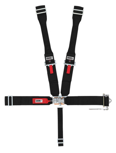 CROW SAFETY GEAR 5-Pt Harness System LL Hans Ratchet SFI16-1 CRW40064