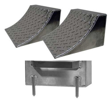 PIT-PAL PRODUCTS Wheel Chocks w/ Pins Pair PIT277