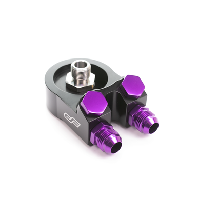 COLOR FITTINGS THERMOSTATIC OIL SANDWICH PLATE  - PURPLE [+$34.99] COFSND-08-000-001-PU