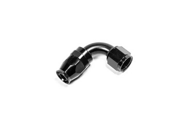 Radium Engineering 10AN Hose End 90 Degree PTFE -  BLACK - 14-1633