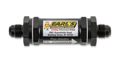 EARLS 6an Fuel Filter w/85 Micron Screen Ano-Tuff EARAT230206ERL
