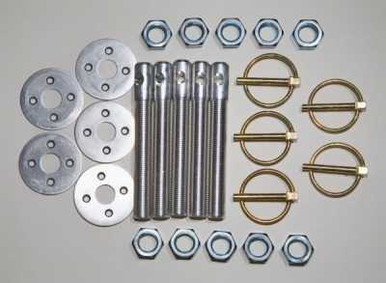 FIVESTAR Hood Pin Kit 1/2in Alum FIV803