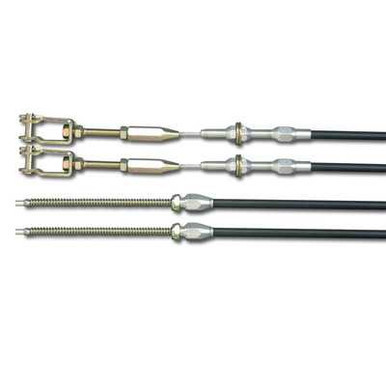 LOKAR 48in UNIVERSAL BLACK REAR BRAKE CABLES FOR 42-54 LOKEC-8004U