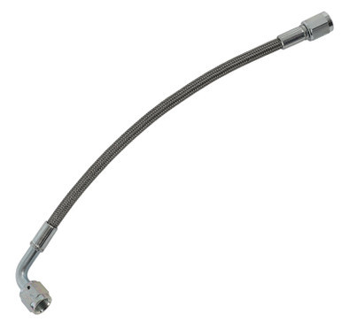 4an PTFE Hose Assembly Str x 90-Deg 10in Long FRG410-1-2-10