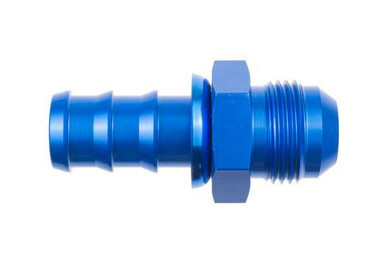 6AN Male to 3/8in Hose Barb Straight Blue RHP940-06-06-1