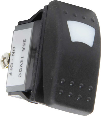 QUICKCAR RACING PRODUCTS ROCKER SWITCH LIGHTED ON /OFF AMBER