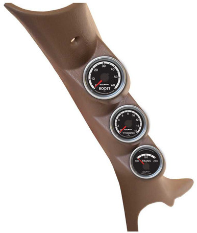 AUTOMETER Triple Pillar Gauge Kit - 10-12 Dodge Ram Diesel AMT7089