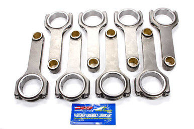 SCAT ENTERPRISES BBC 4340 Forged H-Beam Rods 6.385 w/ARP2000 SCA2-454-6385-2200A