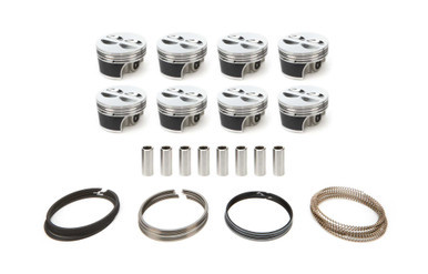 SPORTSMAN RACING PRODUCTS SBC FT ProPiston Set w/ Rings 4.005 Bore -4.5cc SRP324864