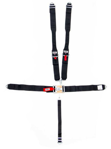 5-Pt Harness Big Latch Blk Hans Bolt In Pull Do CRW11064-DB