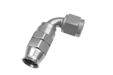 10AN 90 Degree PTFE Reusable Hose End Clear RHP1290-10-5