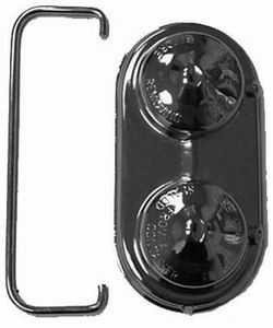 RACING POWER CO-PACKAGED GM Master Brake Cylinder Cover Chrome RPCR9100